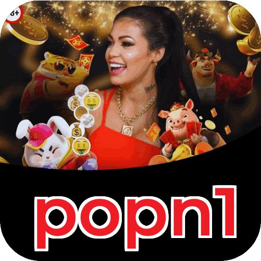 Interface do aplicativo popn1 mostrando jogos disponíveis no iOS e Android